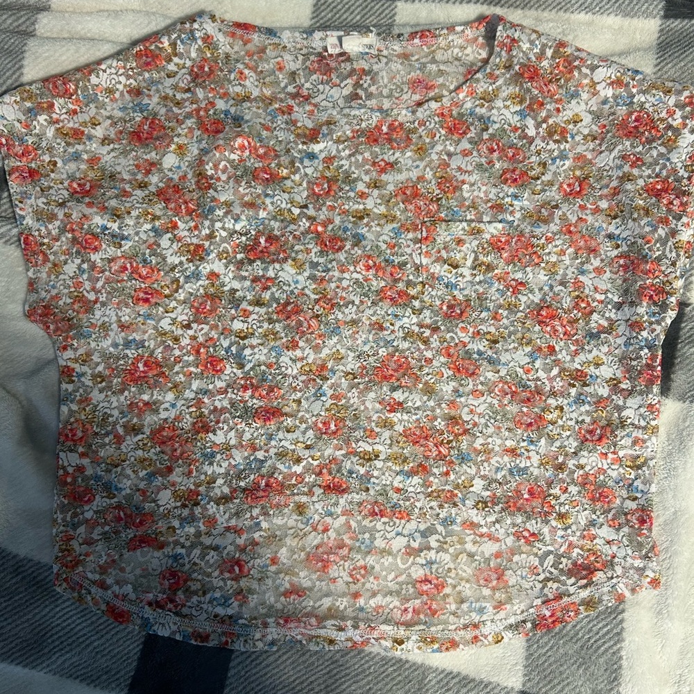 Floral Print Women's Top